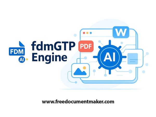 SHSaad Launches fdmGTP: The Privacy-First Browser-Based AI Engine Powering Free Document Maker