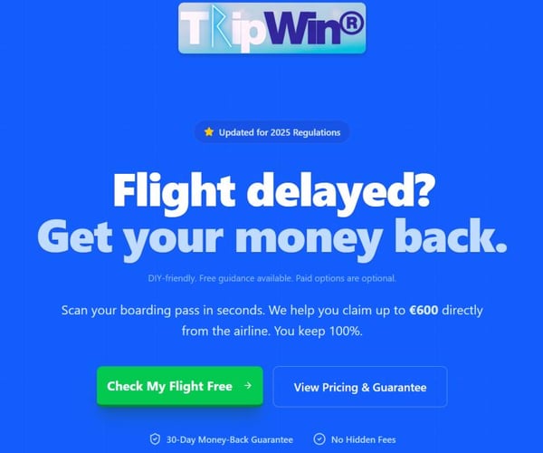 TripWin Launches to Help Travelers Claim Flight Compensation for Delays, Cancellations, and Missed Connections