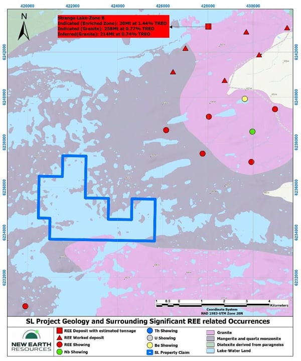 New Earth Resources Announces Comprehensive Exploration Program for its SL Rare Earth Elements Project