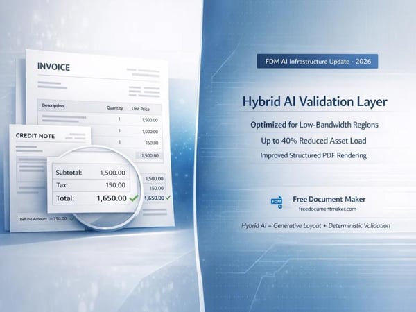 FDM AI Optimizes fdmGTP Engine for Low-Bandwidth Regions and Introduces Hybrid AI Validation for Document Accuracy
