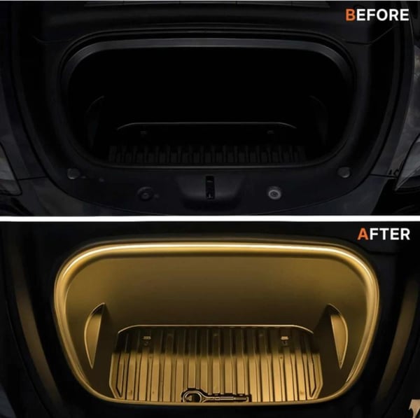 The Veekys RGBIC Frunk Light Pro is the First Must-Have Mod for the Tesla Model Y 'Juniper'