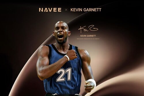 NAVEE Taps NBA Legend Kevin Garnett as Brand Ambassador for the Americas