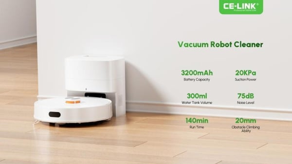 CE-LINK Unveils Next-Gen Robot Vacuum Cleaner HLCS, Raising