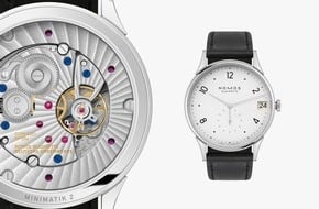 NOMOS Glashütte: Uhrenmanufaktur NOMOS Glashütte gewinnt Capital Watch Award / Minimatik 39 Datum als beste Luxusuhr bis 5.000 Euro ausgezeichnet